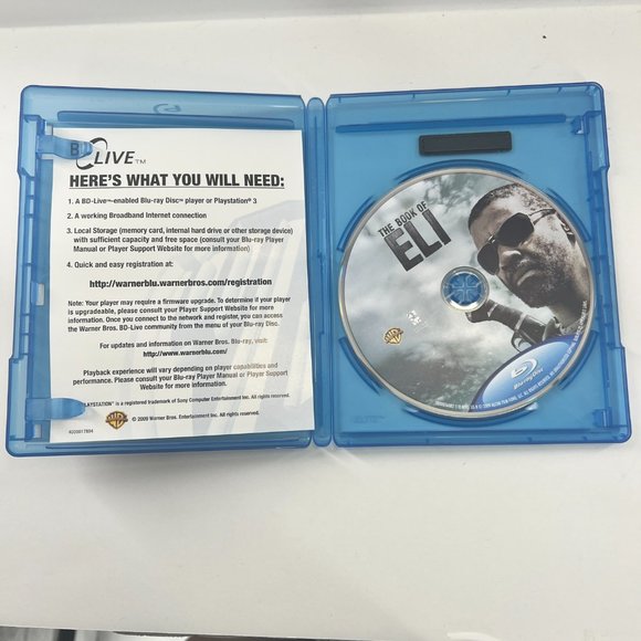 The Book of Eli Denzel Washington Blu-Ray DVD Rated R - Picture 2 of 4